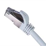 STP Cat6a Patch 26AWG Cable 10 Gigabit RJ45 1ft White