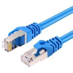 STP Cat6a Patch 26AWG Cable 10 Gigabit RJ45 35ft Blue