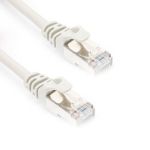 STP Cat6a Patch 26AWG Cable 10 Gigabit RJ45 150ft White