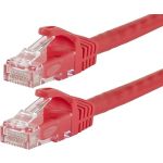CAT6 Straight Patch 550MHz UTP 24AWG Cable 5ft Red