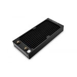 EKWB EK-CoolStream PE 240 Dual Radiator Copper Fins 90% Copper Tubing H90 Brass Chambers 40mm Height 165mL Capacity 2x G1/4
